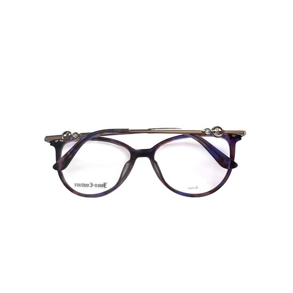 NEW Juicy Couture JU 241/G CAT EYE Purple and Gold Eyeglasses